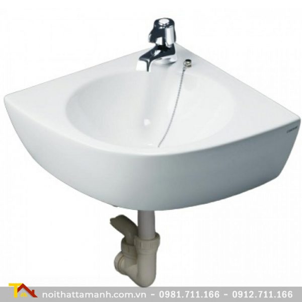 Chậu Lavabo treo góc Caesar L2014