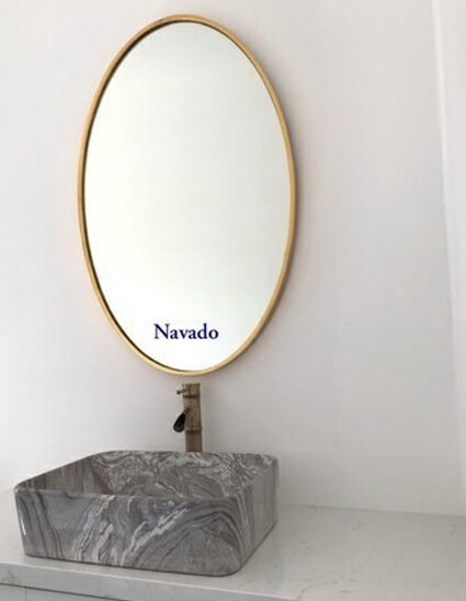 Gương phòng tắm Navado NAV601B 55x80 cm