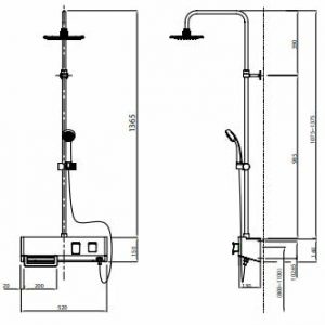 Bản vẽ kỹ thuật Sen cây nhiệt độ Royal RBS781