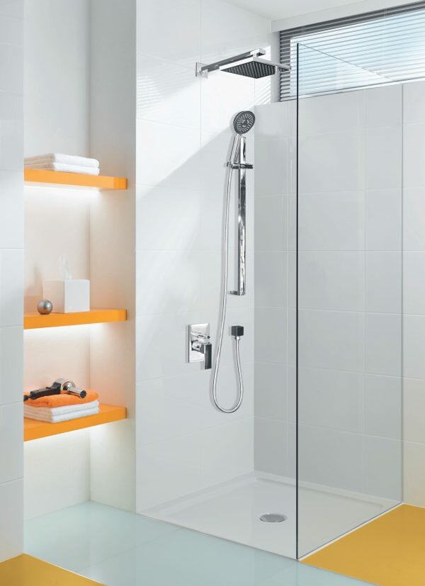 Tìm hiểu, xem xét và tính toán chính xác về kích thước phòng tắm là điều kiện cần thiết trước khi  lắp đặt sen cây tắm âm tường