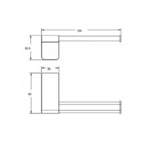 Bản vẽ Phụ kiện phòng tắm American K-1387