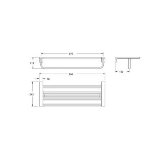 Bản vẽ Phụ kiện phòng tắm American K-1395