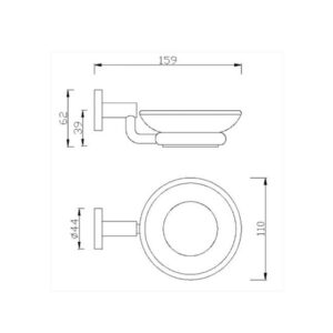 Bản vẽ Phụ kiện phòng tắm American K-2801-42-N