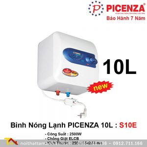 Bình Nóng Lạnh 10L Picenza S10E