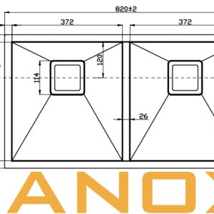 Chậu rửa RANOX RN4411 cao cấp