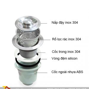 Chậu rửa bát Roslerer RL04-7843 hố cân