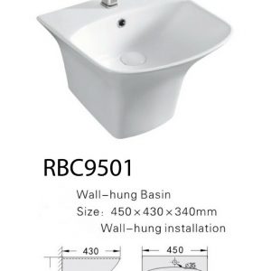 Chậu rửa mặt Riba RBC-9501