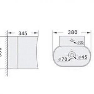 Chậu rửa mặt Riba RBC-9505