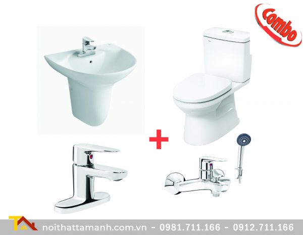Combo Inax C-504VAN+L-288V+LFC-1111S+BFV-1113S-4C