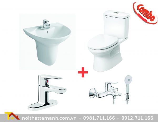 Combo Inax C-504VAN+L-288V+LFC-1111S+BFV-1113S-8C