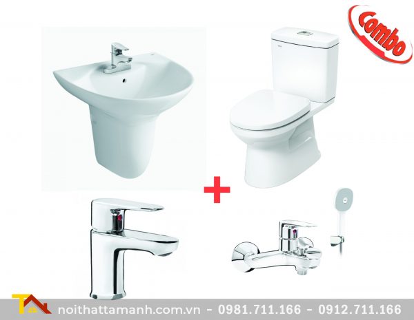 Combo Inax C-504VAN+L-288V+LFC-1112S+BFV-1113S-7C