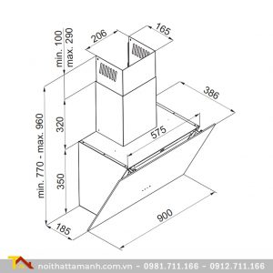 Máy hút mùi Fagor 3CFT-903N