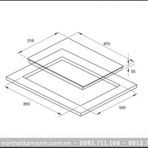 Bếp từ Fagor 3IF-ZONE95AC cao cấp