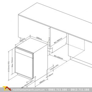 Máy rửa bát toàn phần Fagor 3LVF-63IT