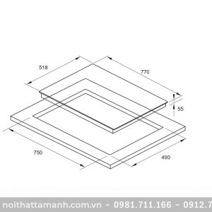 Bếp từ Fagor IF-ZONE74BS