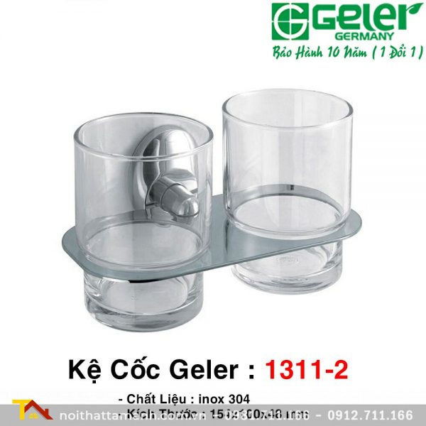 Kệ Cốc Đôi inox 304 Geler 1311-2