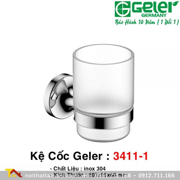 Kệ Cốc Đôi inox 304 Geler 3411-1