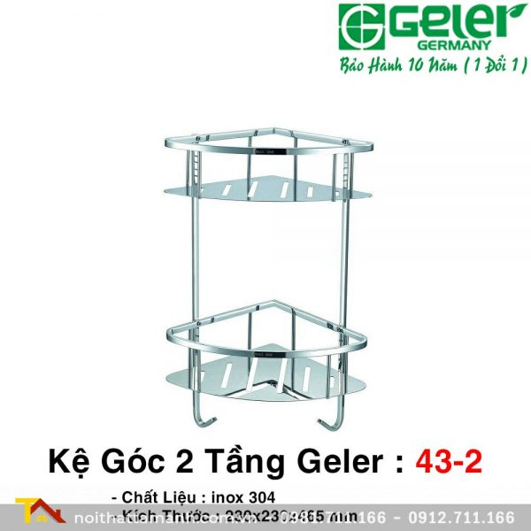 Kệ góc 2 tầng Geler 43-2