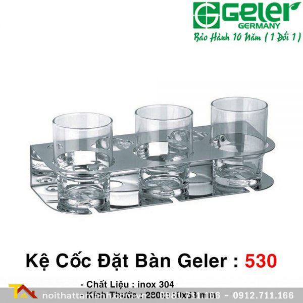 Kệ cốc đa năng 3 cốc GELER 530