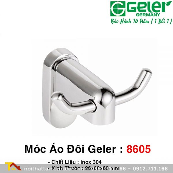 Móc áo inox 304 GELER 8605