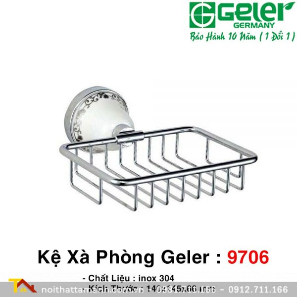 Kệ Xà Phòng inox 304 Geler 9706