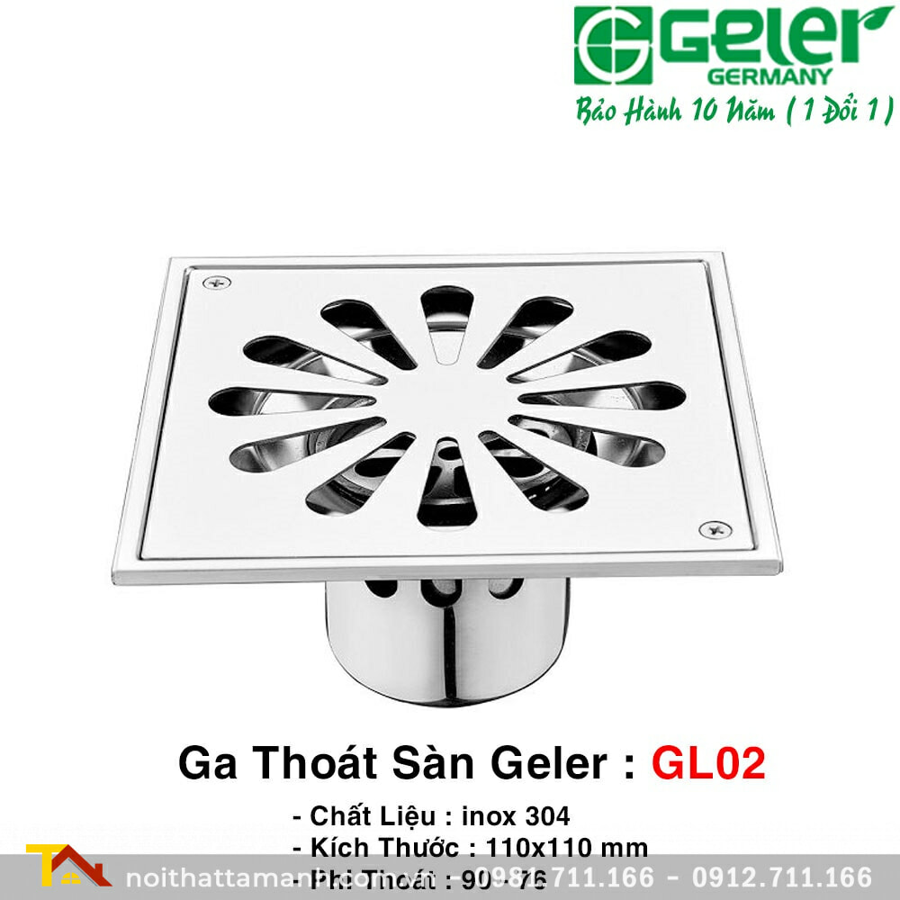 Ga thoát sàn Geler GL02