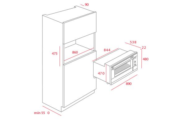 Lò nướng TEKA HL-940 cao cấp