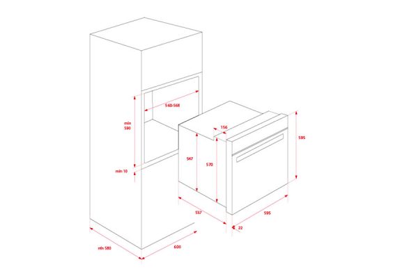 vLò nướng TEKA HLB 840 WHITE