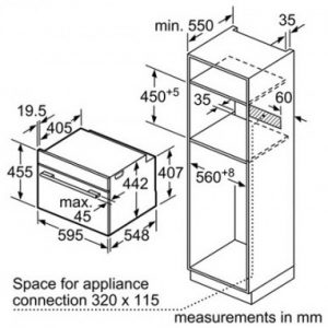 Lò vi sóng có nướng Bosch CMG633BS1 Seri-8