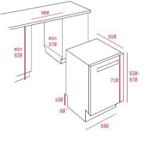 Máy rửa bát TEKA DW8 55-FI