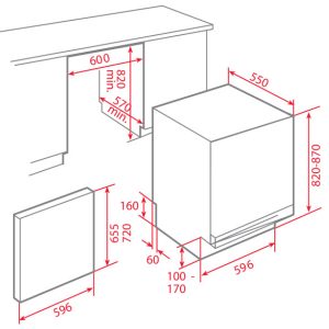 Máy rửa bát TEKA DW8 59-FI