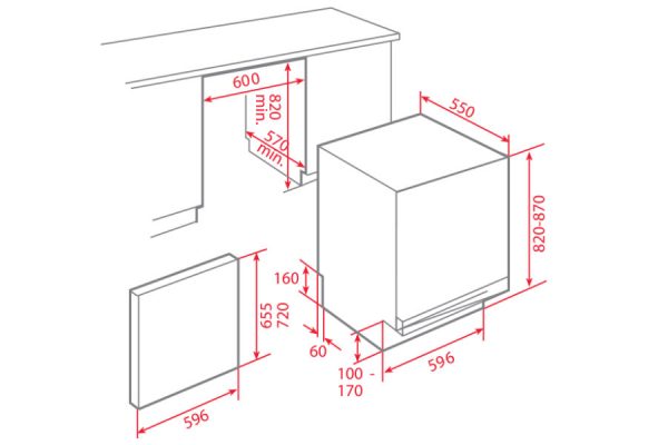 Máy rửa bát TEKA DW8 59-FI