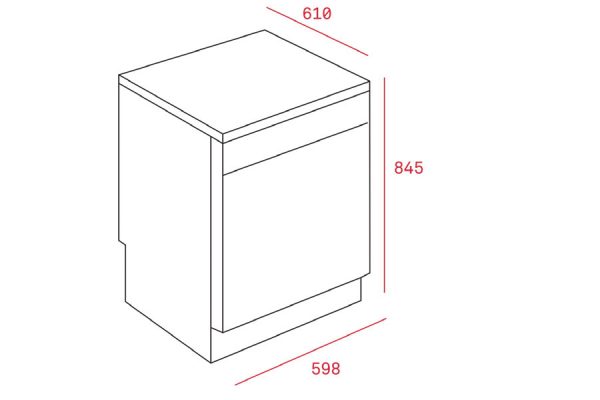 Máy rửa bát TEKA LP8 820