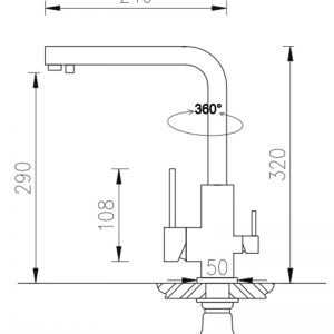 Vòi Rửa Bát Roslerer RL-807 BlackVòi Rửa Bát Roslerer RL-807 Black