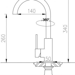 Vòi Rửa Bát Roslerer RL-901 New