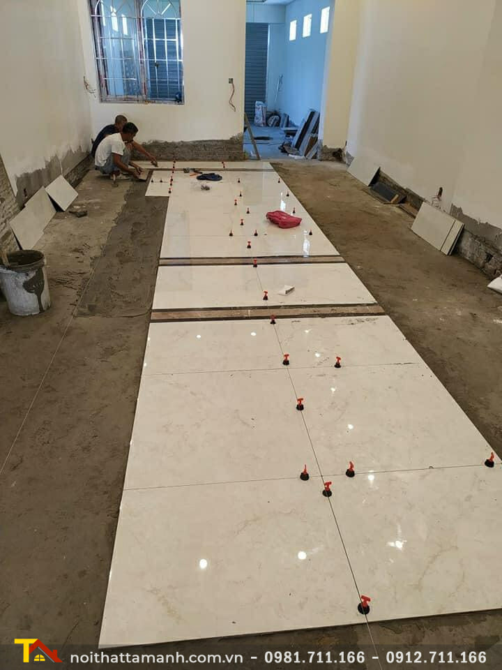 Công trình gạch cắt CNC gạch Ấn Độ tại khách sạn Hoàng Mai - Hà Nội