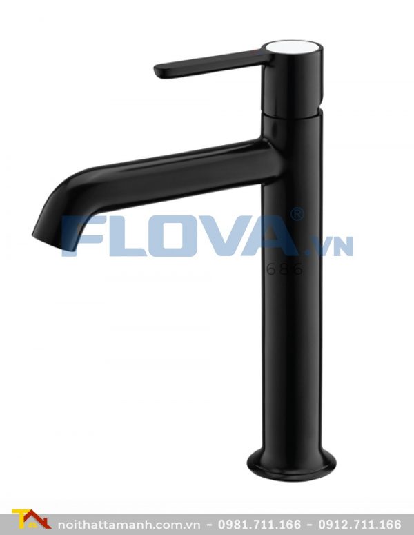 Vòi chậu nóng lạnh lavabo Flova FH 9865A-D125-PB