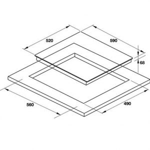 Bếp điện 3 vùng nấu Hafele HC-R603D