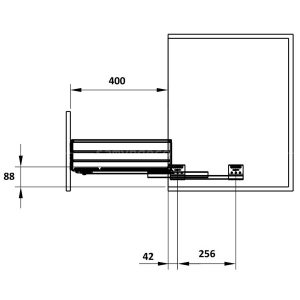 Bộ giá bát đĩa Hafele 549.08.005