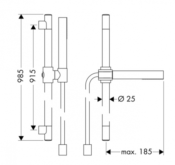 Bộ sen tắm STARCK 589.29.724