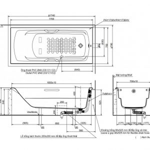 Bồn tắm TOTO PAY1730V