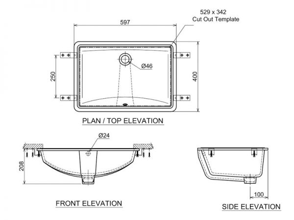 Chậu đặt bàn lavabo CLARA CBM-100