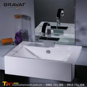 Chậu rửa mặt Bravat C22108W-1A-ENG
