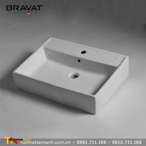 Chậu rửa mặt Bravat C22137W-1-ENG
