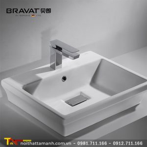 Chậu rửa mặt Bravat C22192W-1-ENG