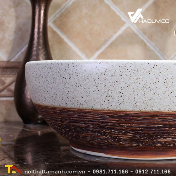 Chậu sứ mỹ thuật Haduvico LVB046