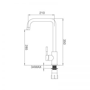 Vòi rửa bát Malloca K559-SN