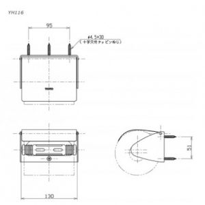 Lô giấy vệ sinh TOTO YH116