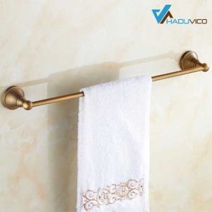 Vắt khăn đơn vàng chân trơn Haduvico PK092 cao cấp