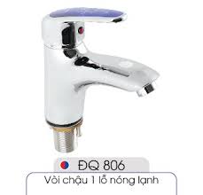 Vòi chậu 1 lỗ nóng lạnh Plano ĐQ 806